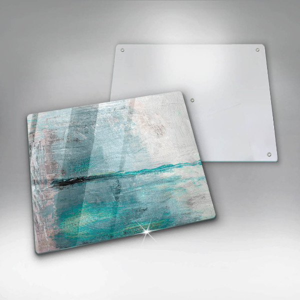 Tűzhelyvédő üveglap Festék absztrakciós háttér