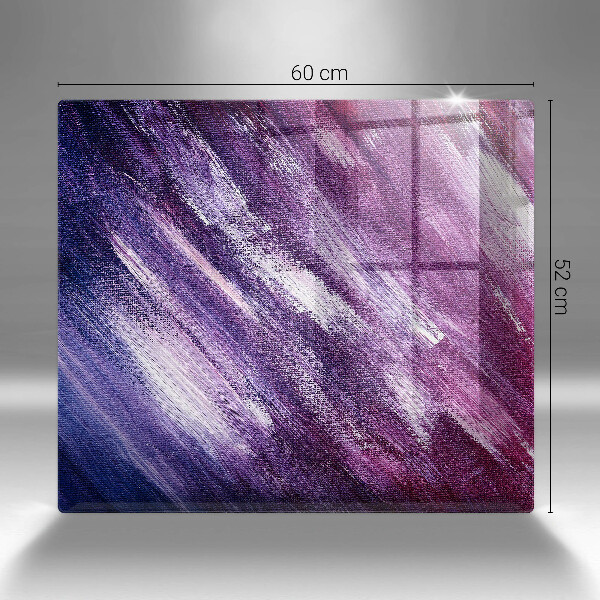 Tűzhelyvédő üveglap Festék absztrakció