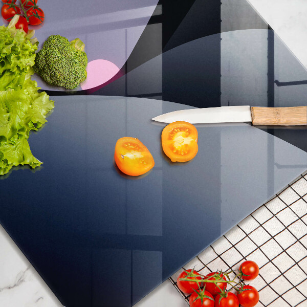 Tűzhelyvédő üveglap Absztrakt formák