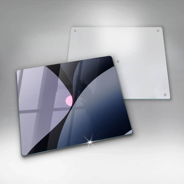 Tűzhelyvédő üveglap Absztrakt formák