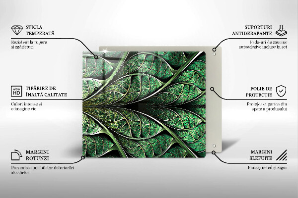 Tűzhelyvédő üveglap A levélér szerkezete