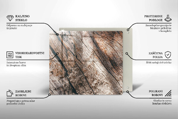 Tűzhelyvédő üveglap Fa szerkezet