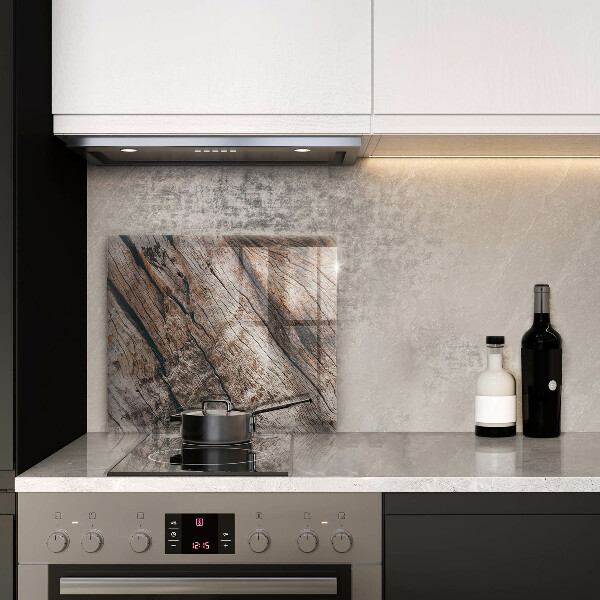 Tűzhelyvédő üveglap Fa szerkezet