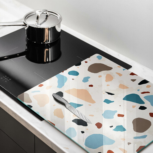 Tűzhelyvédő üveglap Dekoratív kőedény