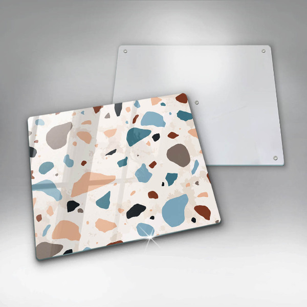 Tűzhelyvédő üveglap Dekoratív kőedény