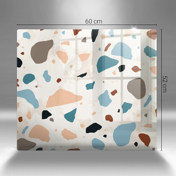 Tűzhelyvédő üveglap Dekoratív kőedény