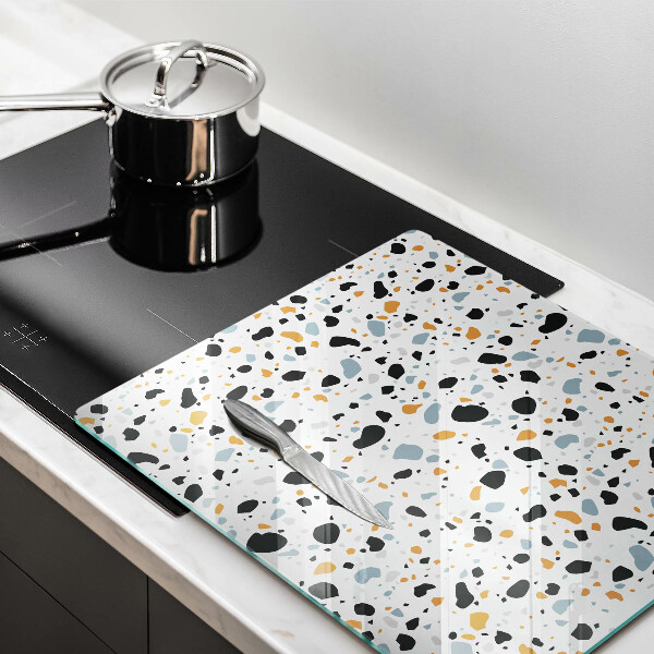 Tűzhelyvédő üveglap Dekoratív kőedény