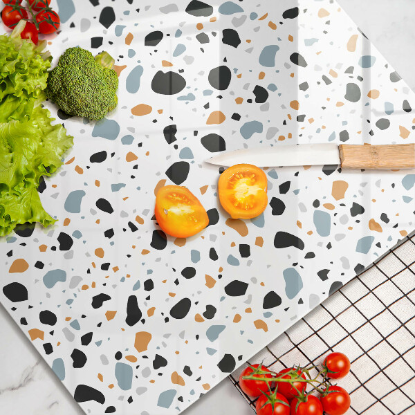 Tűzhelyvédő üveglap Dekoratív kőedény