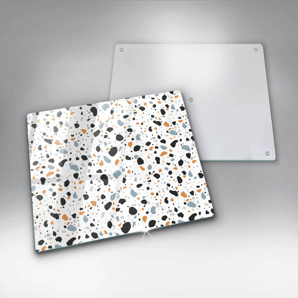 Tűzhelyvédő üveglap Dekoratív kőedény