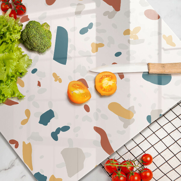 Tűzhelyvédő üveglap Dekoratív kőedény