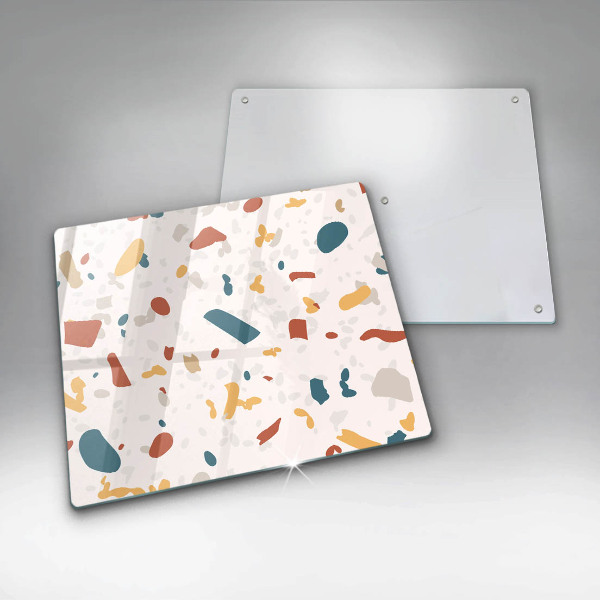 Tűzhelyvédő üveglap Dekoratív kőedény