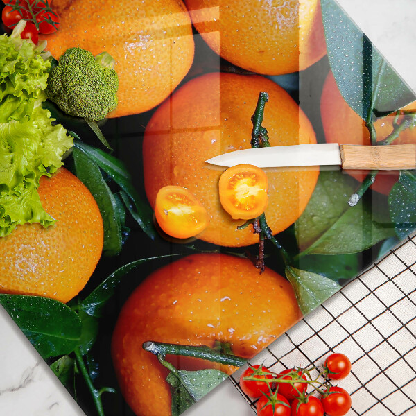 Tűzhelyvédő üveglap Narancs gyümölcs