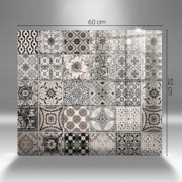 Tűzhelyvédő üveglap Dekoratív csempe