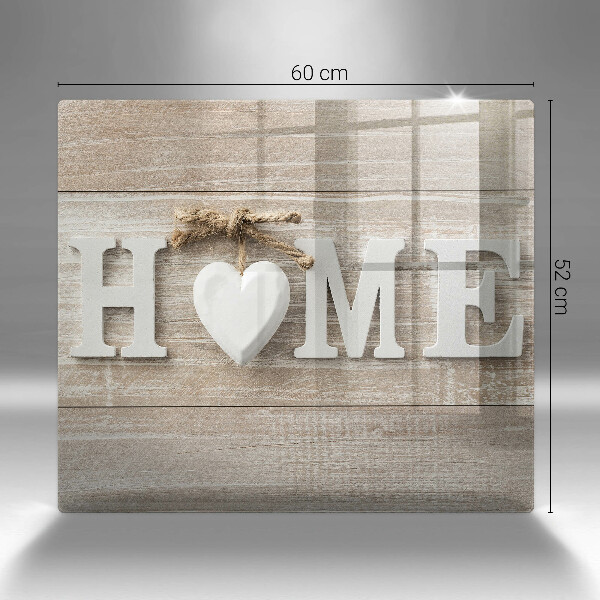 Tűzhelyvédő üveglap Home
