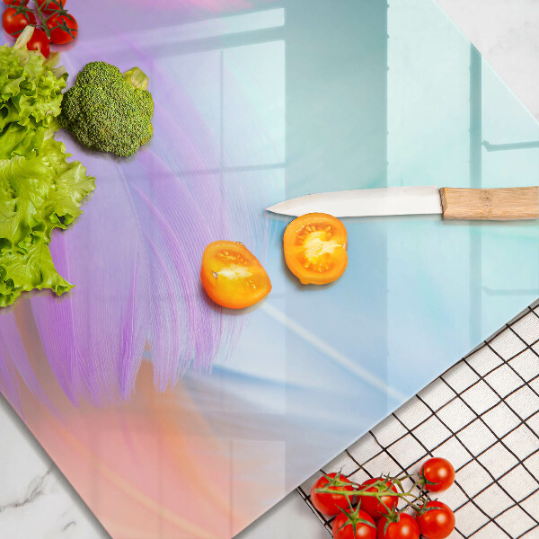 Tűzhelyvédő üveglap Pasztell tollak