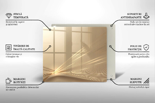 Tűzhelyvédő üveglap Modern absztrakció