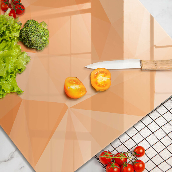 Tűzhelyvédő üveglap Geometriai háttér