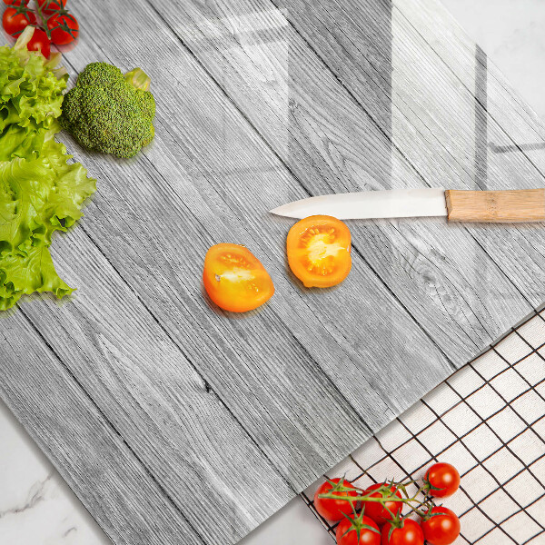 Tűzhelyvédő üveglap Régi fa táblák