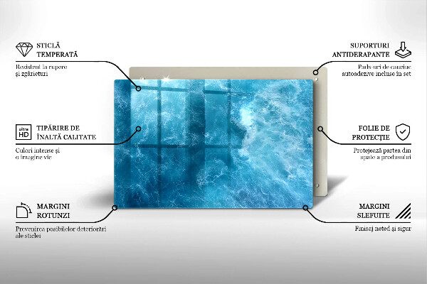 Főzőlap védő üveglap Nyílt víz