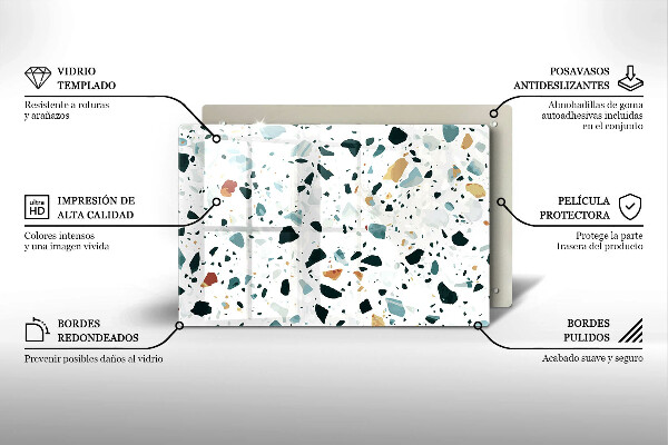 Tűzhelyvédő üveglap Könnyű kőedény