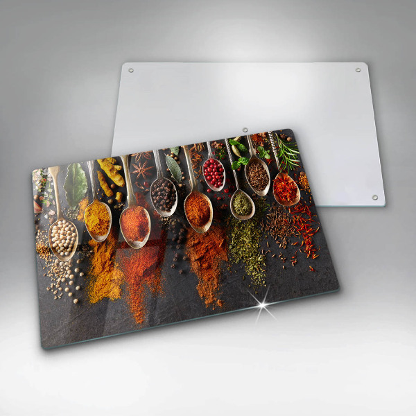 Főzőlap védő üveglap Fűszeres kanalak