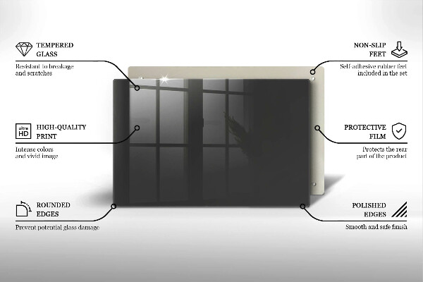 Tűzhelyvédő Szürke színű