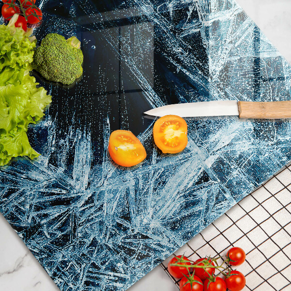 Főzőlap védő üveglap Éles jég szerkezete