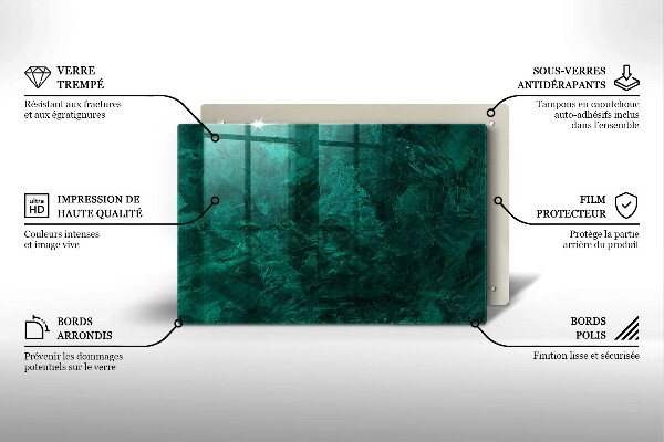 Főzőlap védő üveglap Kő háttér textúra