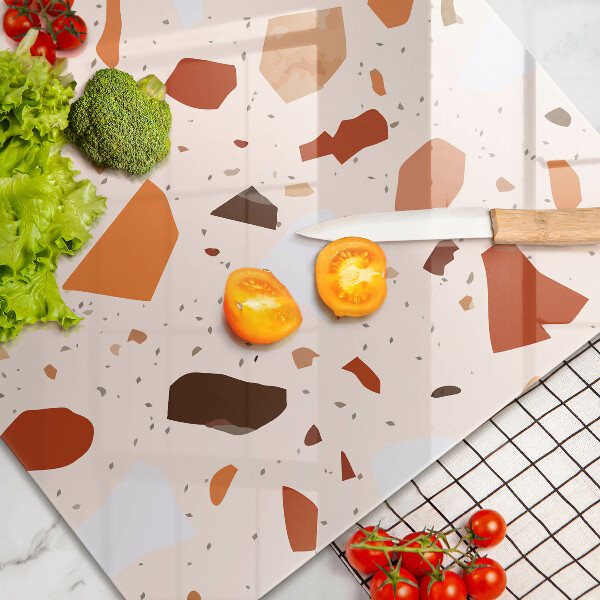 Tűzhelyvédő üveglap Dekoratív kőedény