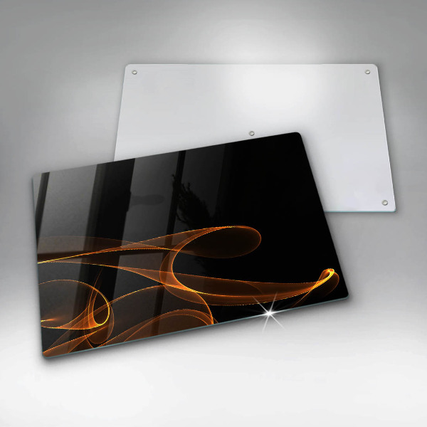 Főzőlap védő üveglap Absztrakt vonalak