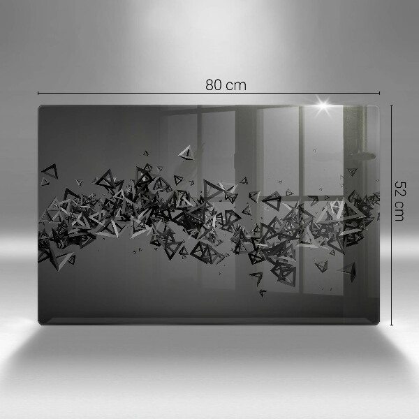 Főzőlap védő üveglap Absztrakt 3D-s formák