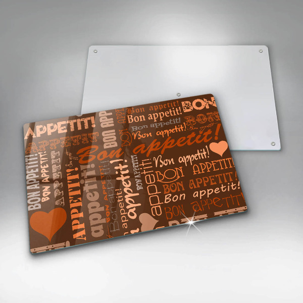 Főzőlap védő üveglap Bon appetit