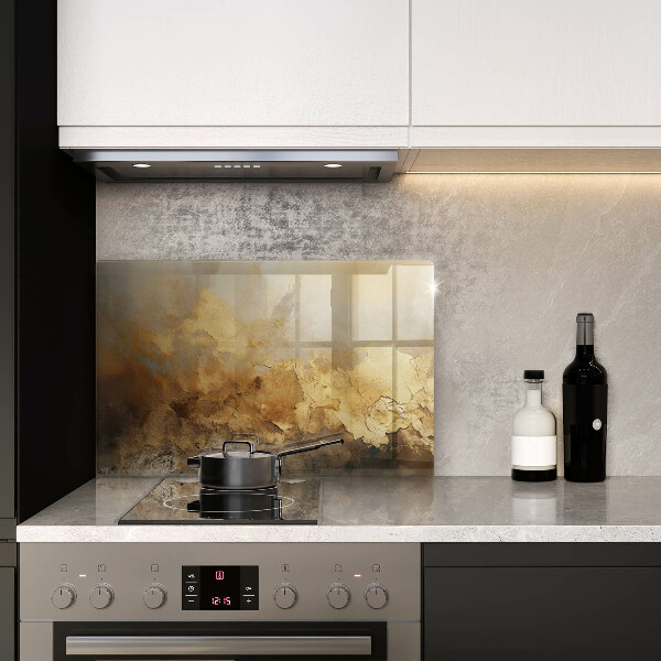 Tűzhelyvédő üveglap Gazdag textúra