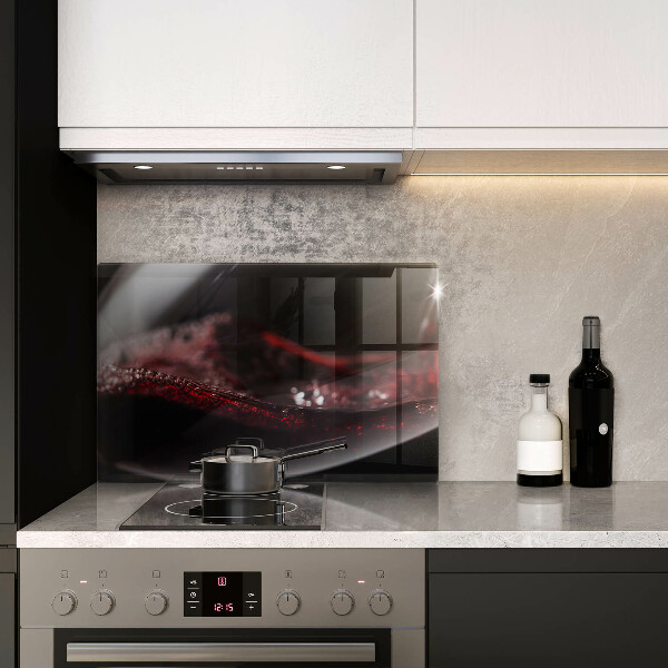 Tűzhelyvédő Vörösbor egy pohárban