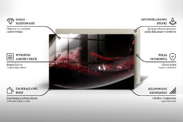 Tűzhelyvédő Vörösbor egy pohárban