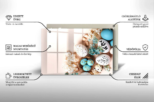 Tűzhelyvédő Húsvéti díszek