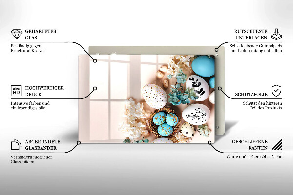 Tűzhelyvédő Húsvéti díszek