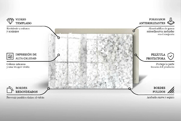 Tűzhelyvédő Só kristályok