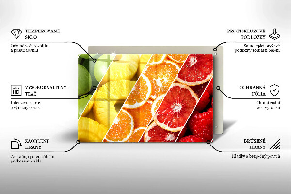 Tűzhelyvédő Színes gyümölcsök