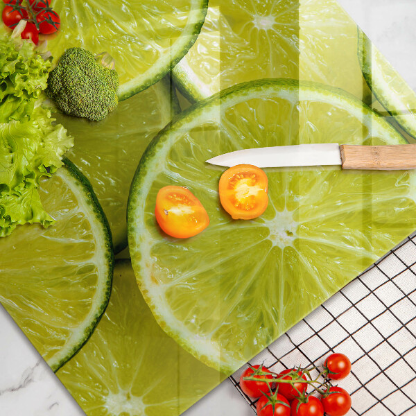 Tűzhelyvédő Lime szeletek