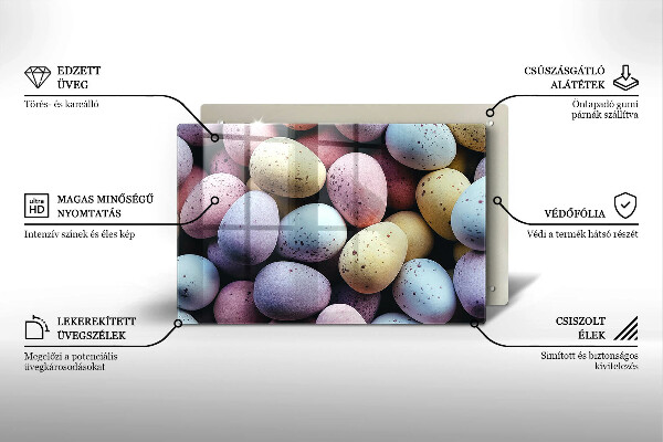 Tűzhelyvédő húsvéti tojás