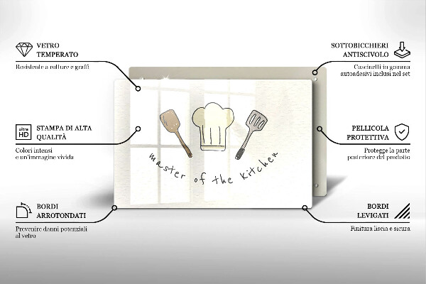 Tűzhelyvédő Master of the Kitchen