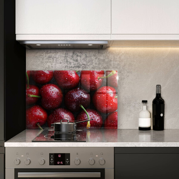 Tűzhelyvédő Közeli kép a cseresznye