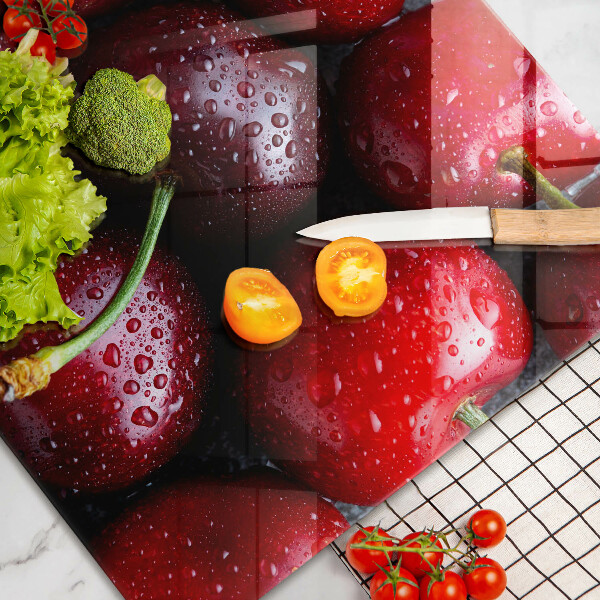 Tűzhelyvédő Közeli kép a cseresznye