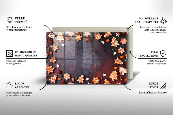 Tűzhelyvédő Mézeskalács karácsony