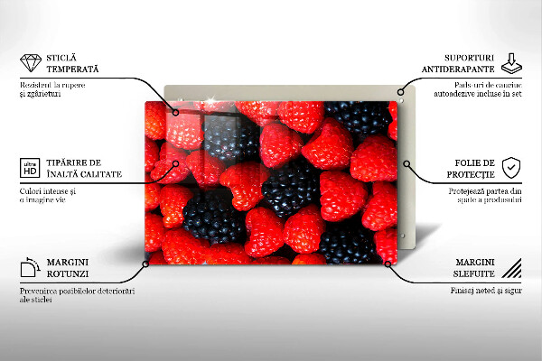 Tűzhelyvédő Málna és szeder