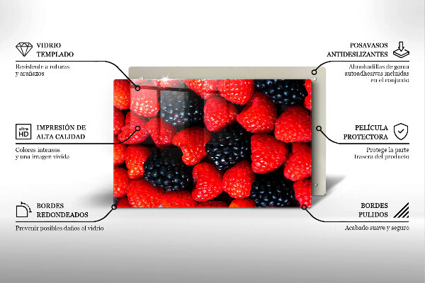 Tűzhelyvédő Málna és szeder