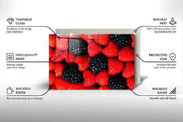 Tűzhelyvédő Málna és szeder