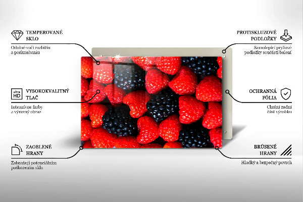 Tűzhelyvédő Málna és szeder