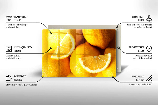 Tűzhelyvédő Lédús citromok